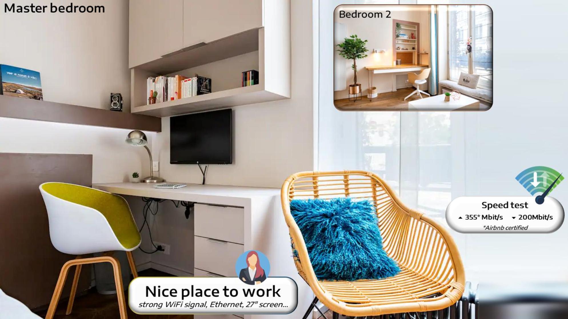Appartement 4 Pieces Familial, Lumineux & Design Parijs