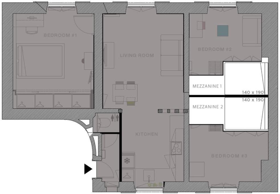 4 Pieces Familial, Lumineux & Design Appartement